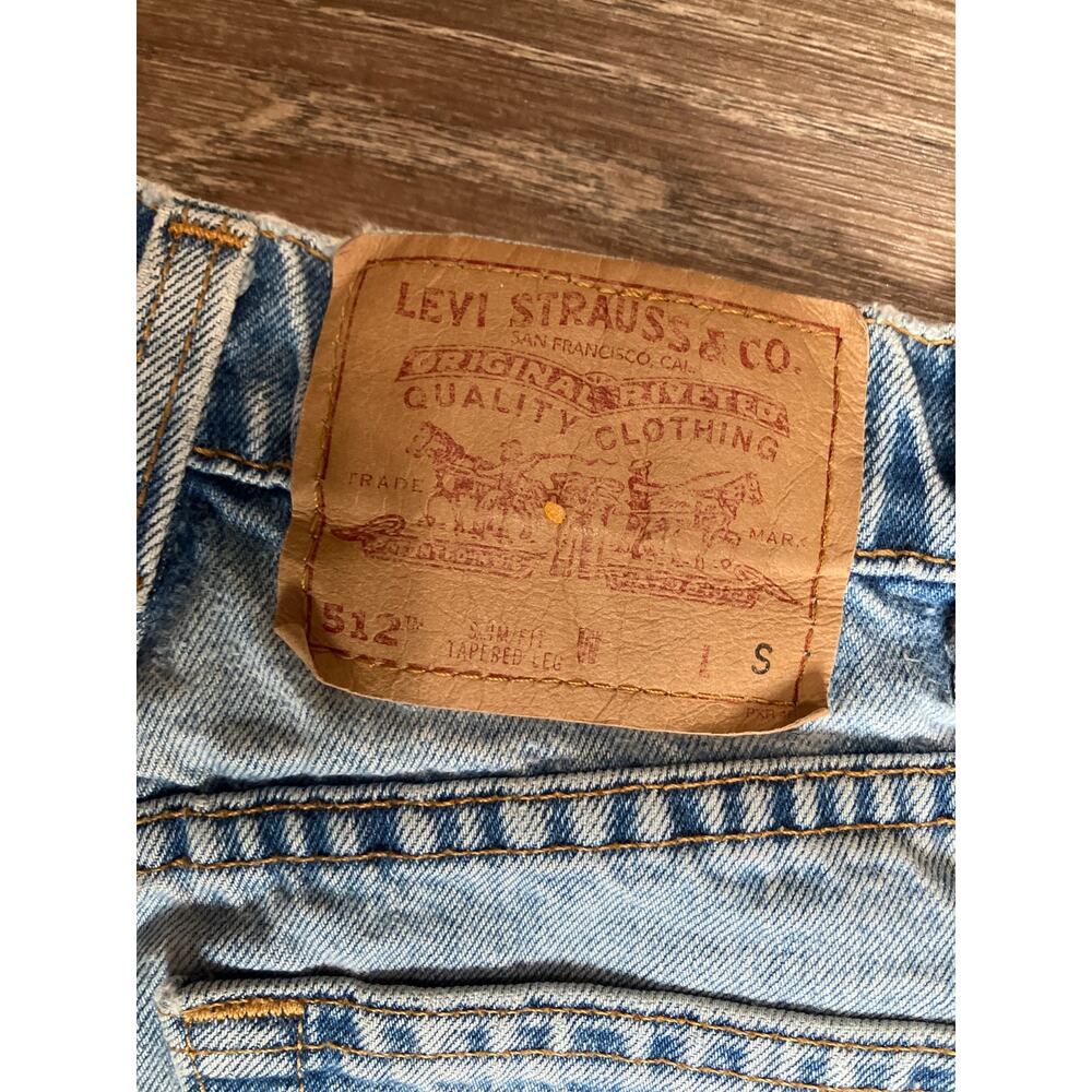 Levi’s 512Frayed cutoff Shorts size 5 - Picture 10 of 10